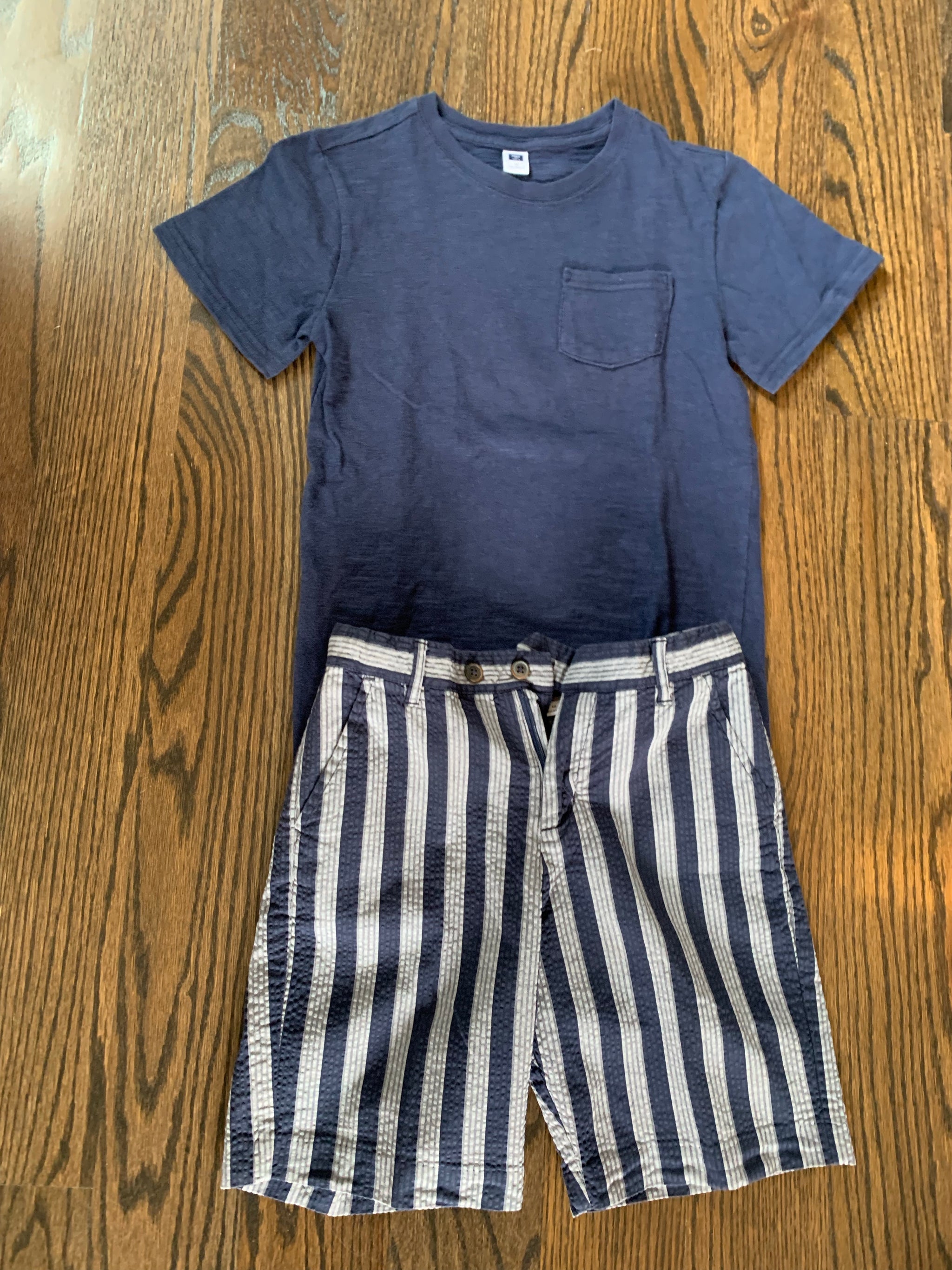 Janie & Jack Seersucker Set