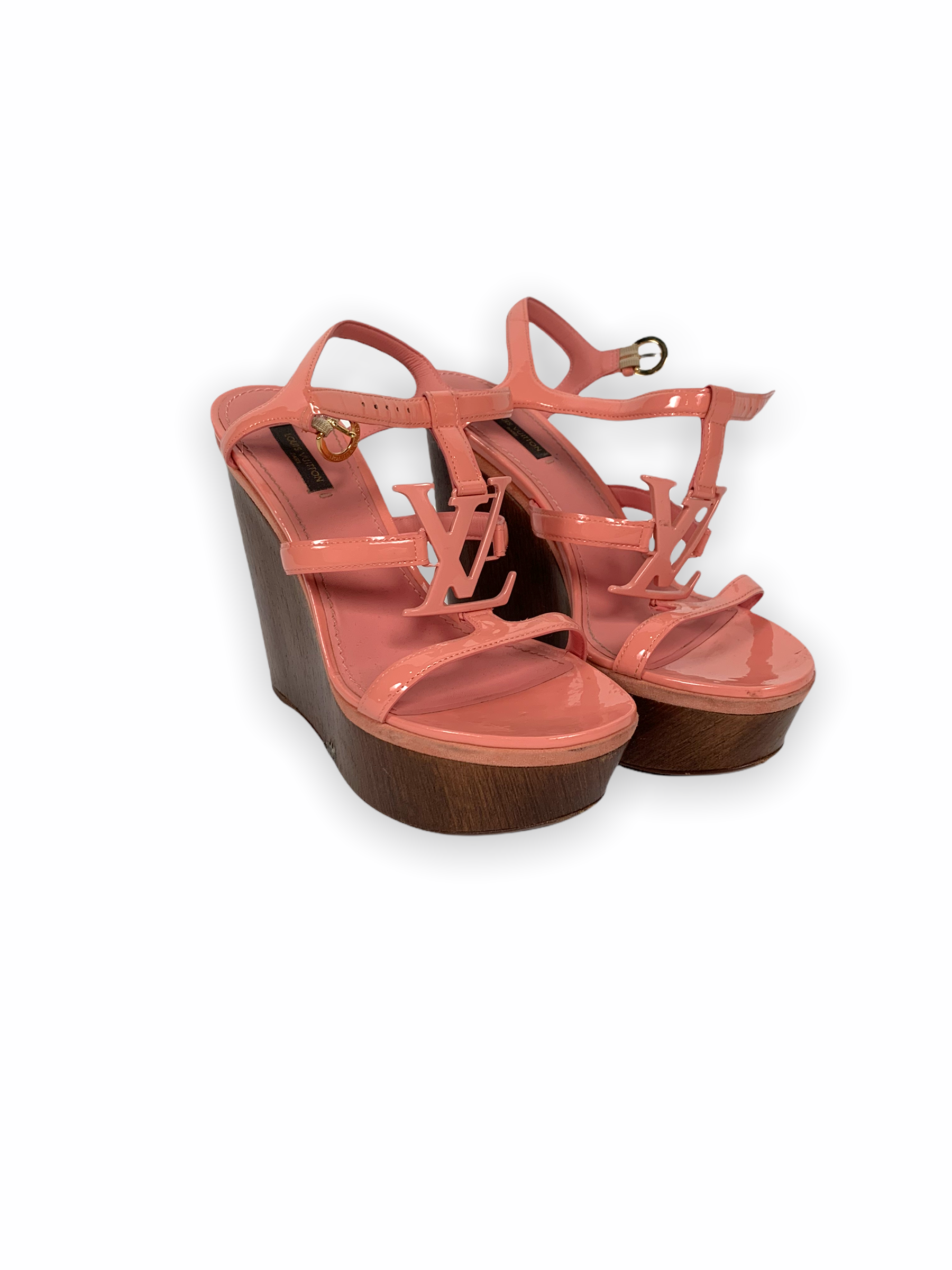 Louis Vuitton Wooden Wedges